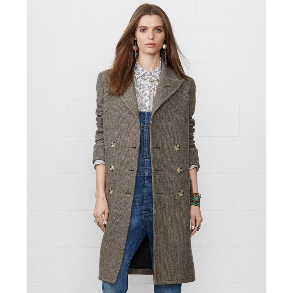 Ralph Lauren Herringbone Coat